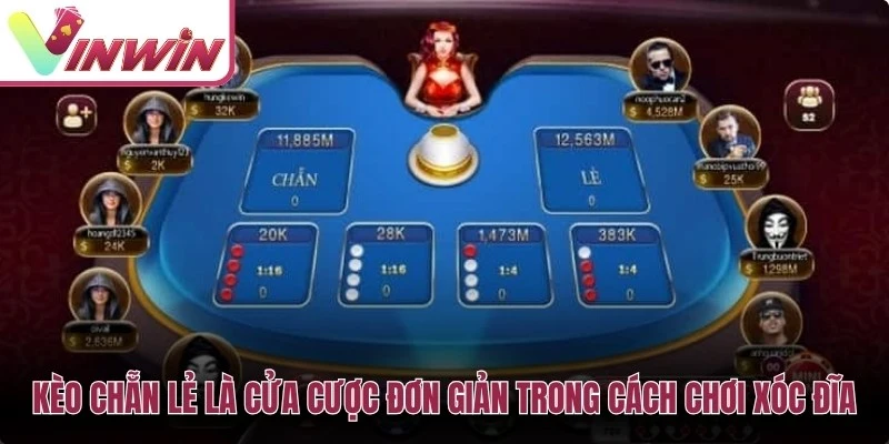 Cửa chẵn lẻ trong xóc đĩa là lựa chọn dễ tiếp cận cho người mới