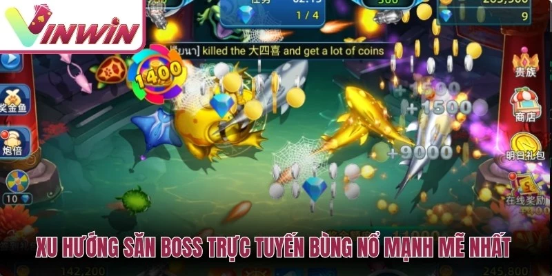 Mẹo săn boss bắn cá Vinwin cần đặt giới hạn đạn trước khi bám mục tiêu lớn